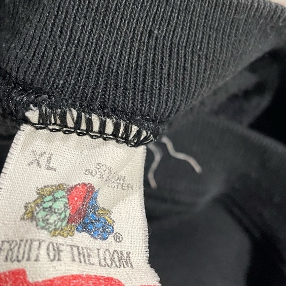 Vintage Black Shirts Football Classic 1980s Crewneck Sports Sweatshirt - Picture 4 of 7